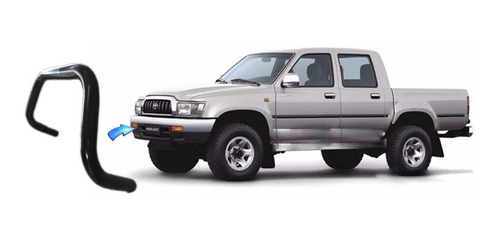 Parachoque De Impulsão Preto Toyota Hilux Ano 1997 2004