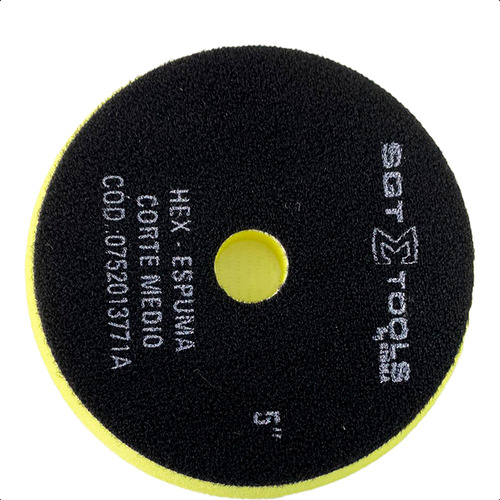 Kit 3 Boina Polimento Roto Orbital Amarelo Corte Médio 5