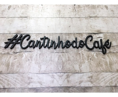 Placa Decorativa-aplique Cantinhodo Do Café