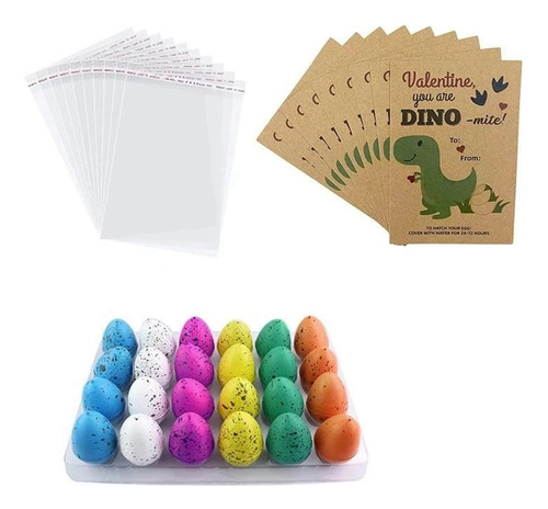 Huevos De Dinosaurio Mágicos Para Niños, 24 Unidades, Para E