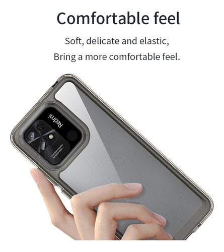 E Funda De Acrílico+tpu Para Xiaomi Redmi 10c