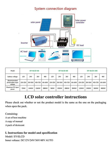 Controlador De Carga Solar 100a / 80a / 60a Mppt / Pwm 12v