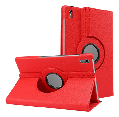 Funda Para Lenovo Tab P11 2da Gen 2023 Tb350 11.5 Giratoria Color Rojo