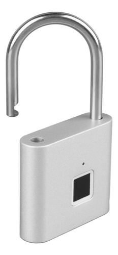 Candado Plateado Con Huella Digital Para Gimnasio, Sin Llave