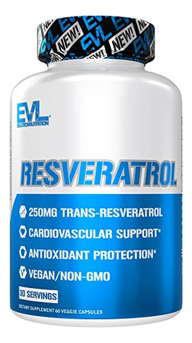 Evlution Anti Aging Trans Resveratrol Suplemento Nutritivo S