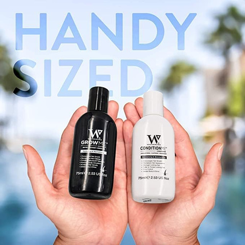 Conjunto De Shampoo E Condicionador Watermans Grow Me Minis