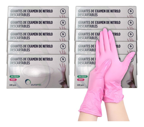 Guantes De Nitrilo Cajón Bulto Varios Colores 10 Cajas X 100