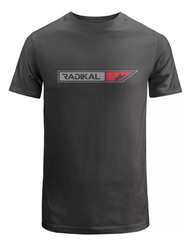 Remera Bici Mx Atv Mtb Gris Oscuro - Radikal Racing - Avant