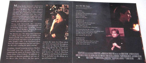 Barbra Streisand / M. Hamlisch* Cd: The Mirror Has Two Faces (Usado)