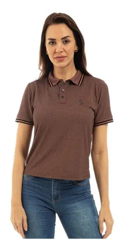 Camisa polo hotsell basica feminina