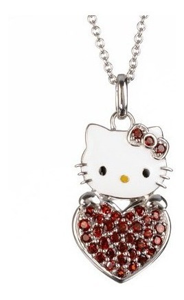 Hello Kitty Collar Corazón Cristal
