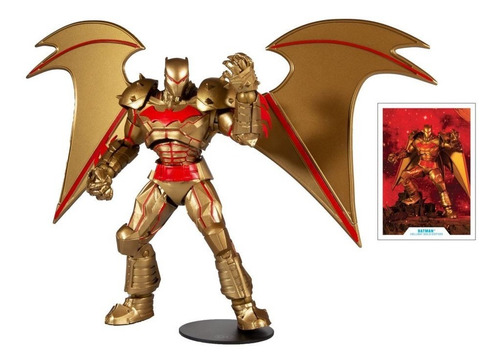 Imagen 1 de 3 de Hellbat Suit Gold Version Dc Multiverse Mcfarlane Toys