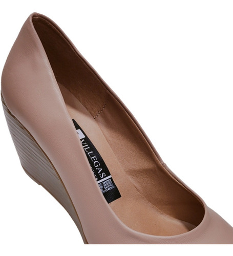 Zapato Tacon 6cm Puente Liso Comodo Durable Tipo Piel