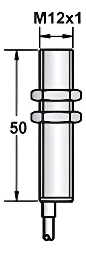 Sensor Inductivo 12mm Salida Analógica0-10v Sn=0-3mm Cable2m