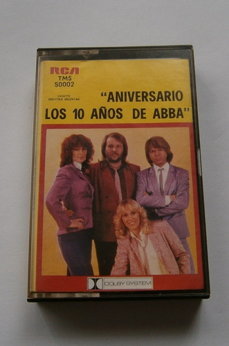 Abba - Aniversario Los 10 Años (cassette Ed. Argentina)