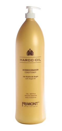 Primont Maroc Oil Enjuague Aceite De Argan Pelo Seco 1800ml