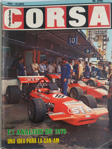 Corsa 216  F1 Analisis 1970,lamina Pairetti En Indianapolis