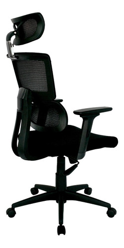 Imagen 4 de 7 de Silla De Oficina Capitanejo Base Nylon Con Cabecero