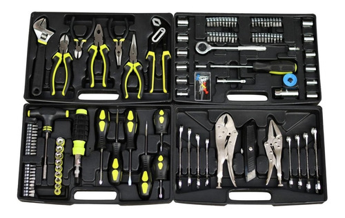 Kit De Herramientas Klatter 160 Piezas Caja 4 Niveles