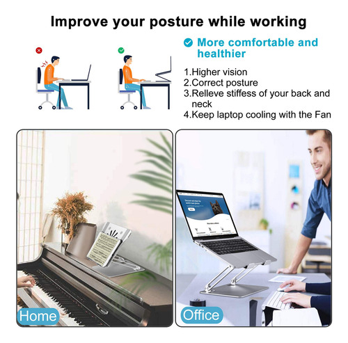 Soporte Para Computadora Portátil Con Ventilador De Refriger