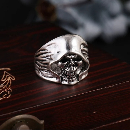 Anillo De Hombre Diseño Calavera Encapuchada!!!