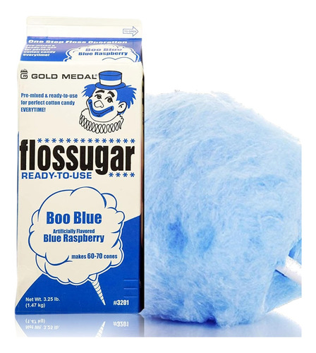 Candy Floss Sugar-raspberry Blue, 3.37 Pounds