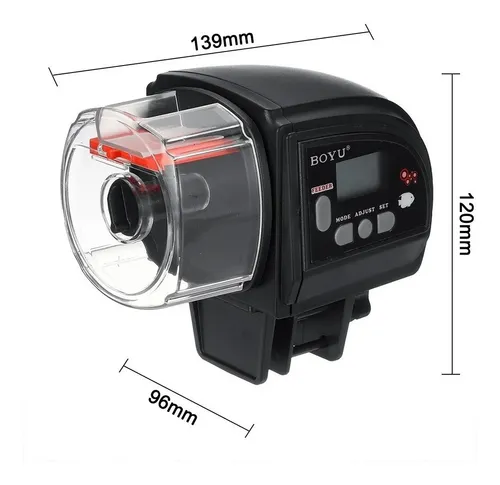 Alimentador Automático Para Peces Digital Acuario Boyu Zw 82