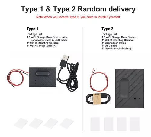 Controlador De Puerta Wifi Compatible Con Abrepuertas De Gar