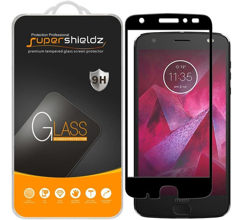 Protector De Pantalla Para Moto Z2 Force Supershieldz 2-p...