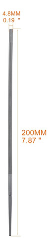 Limas Para Afilar Cadenas Para Motosierras Hipa, 4,8 Mm, .32