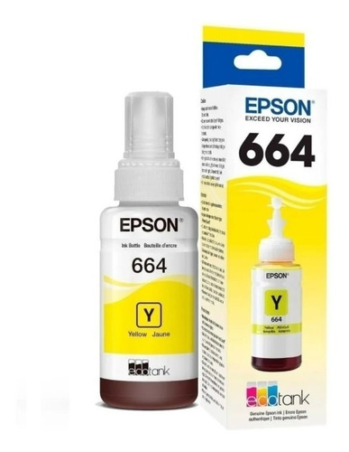 Imagen 1 de 7 de Tinta Original Epson 664 (c Y M Bk) Caja Cerrada X Unid