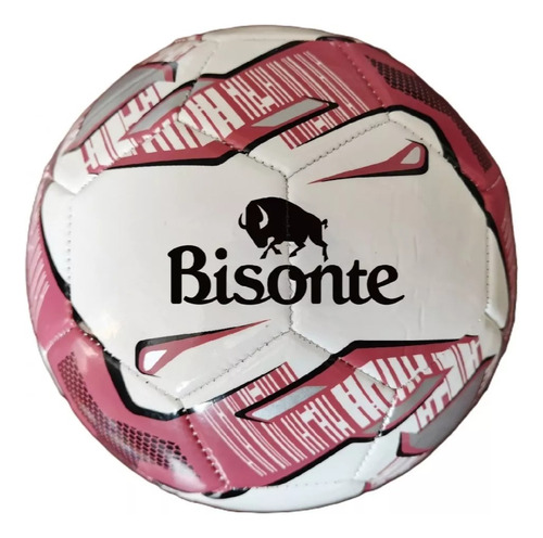 Pelota De Fútbol N 5 Bisonte Cámara Caucho Cosida 430 Gr