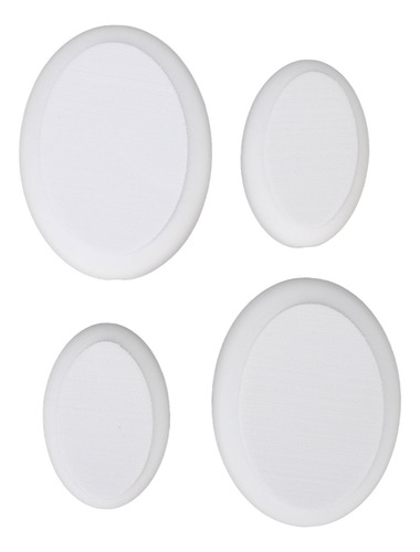 Cepillo Aplicador De Ducha Eva Con Mango De Madera, 4 Piezas