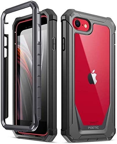 Funda Poetic Guardian iPhone SE 2020 / 8 7 + Protector Negro