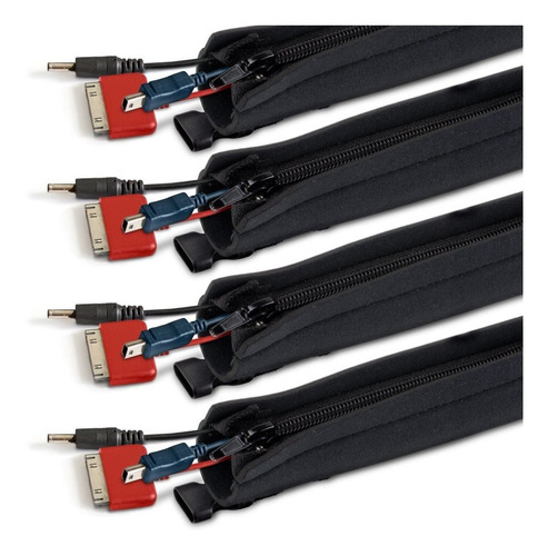 Lansky Office Supplie 4 Estuche Gestion Cable Hebilla Tv