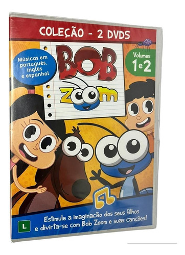 Dvd Bob Zoom Vol. 1 E 2 | Lacrado | Educativo | Tema Abc