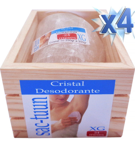 Desodorante Natural Sac-tuun Caja Extra Grande Alta Duración