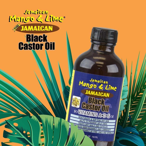 Jamaican Mango Lime Vitaminas A-d-e Aceite De Ricino Negro