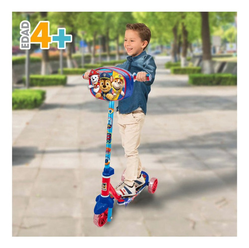 Scooter Para Niño Paw Patrol Con Luces Azul Paw Patrol