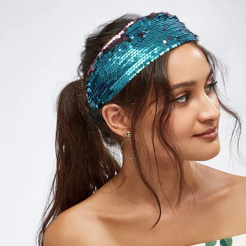 Diademas Turbante Cintas Pelo Moda Para Niñas Y Mujer Color Azul