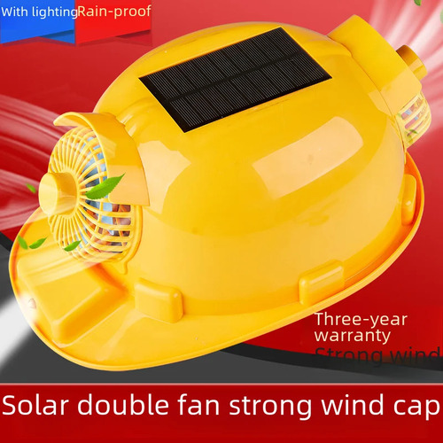 White 6000 Double Fan - Casco De Seguridad Con Ventilador Qu