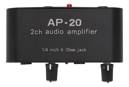 Amplificador Estéreo De 2 Canales Professional Balance 6.35