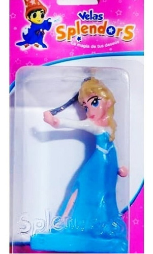 Vela De Elsa Frozen Princesa Fiesta Cumpleaños