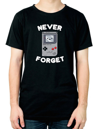 Remera Game Boy Never Forget Retro 542 Dtg Minos