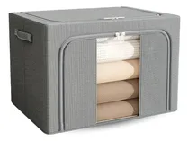 Comprar Organizador De Ropa Con Estructura Metálica Apilable De 66 L Solución De Almacenaje Espaciosa Y Resistente Para Mantener Tu Ropa Ordenada