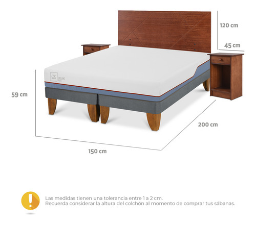 Cama Europea Blanco