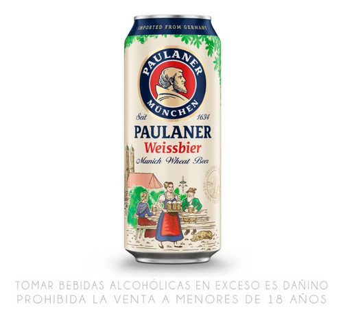 Six Pack - Paulaner Weissbier Lata 500ml 