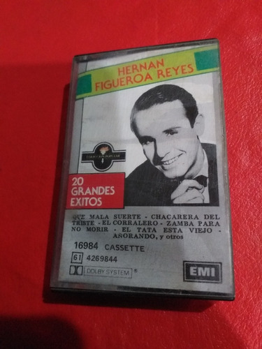 Cassette Hernan Figueroa Reyes 20 Grandes Éxitos 