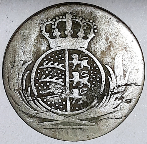 Moneda Austria Federico 6 Kreuz Plata 1812 Silver Frédéric 
