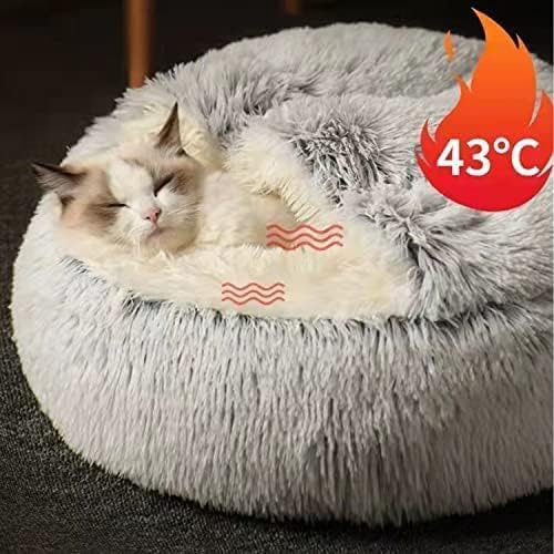 Cama Para Gato, Suave Y Calentadora, Redonda, Cueva, Plush